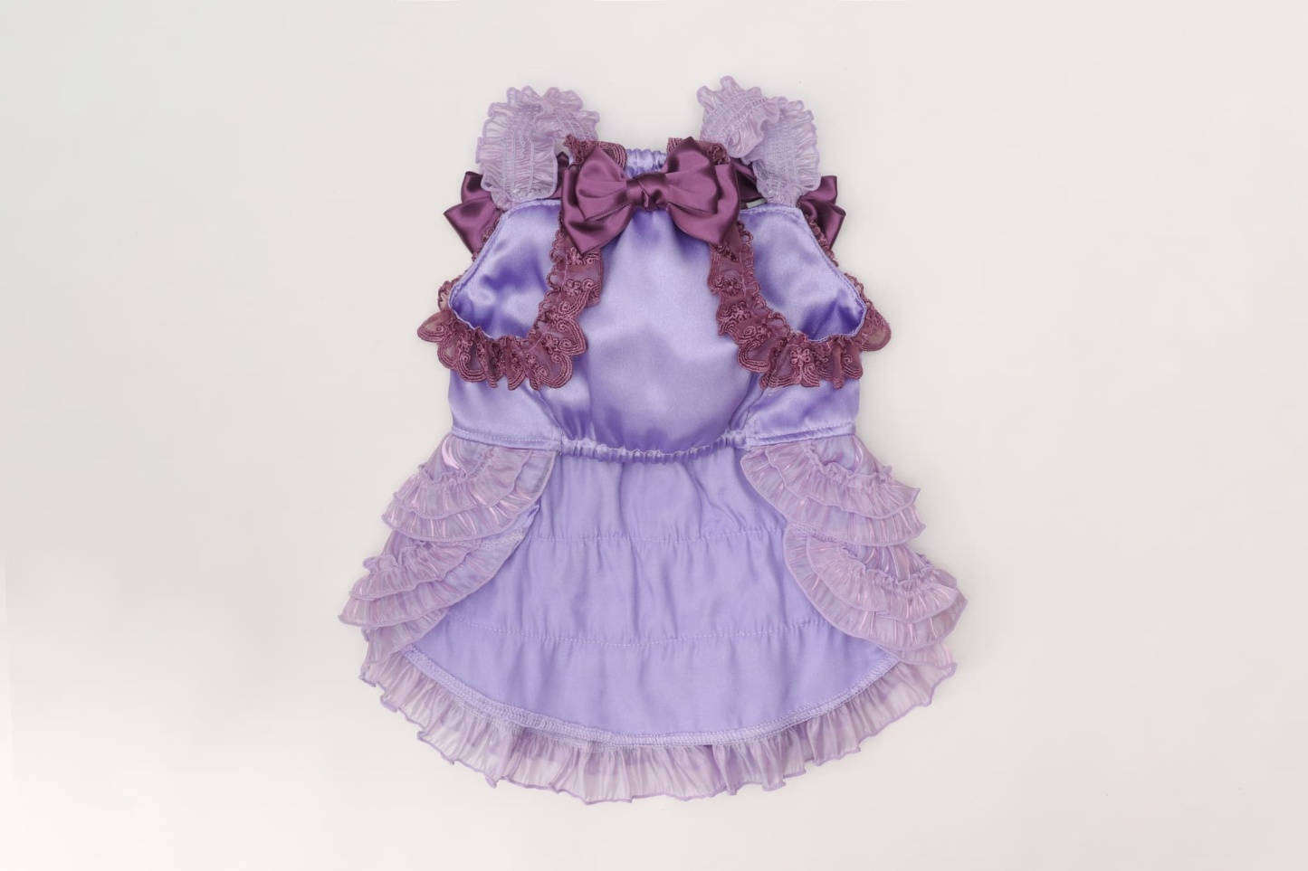 サテンドレスアップワンピース