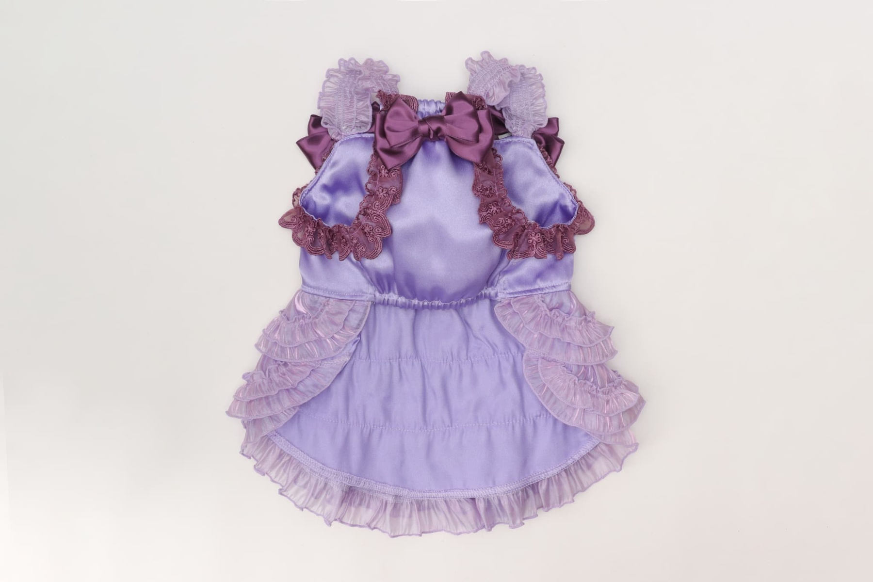 サテンドレスアップワンピース