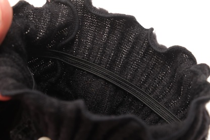 リブ×タータンチェックドッキングワンピース