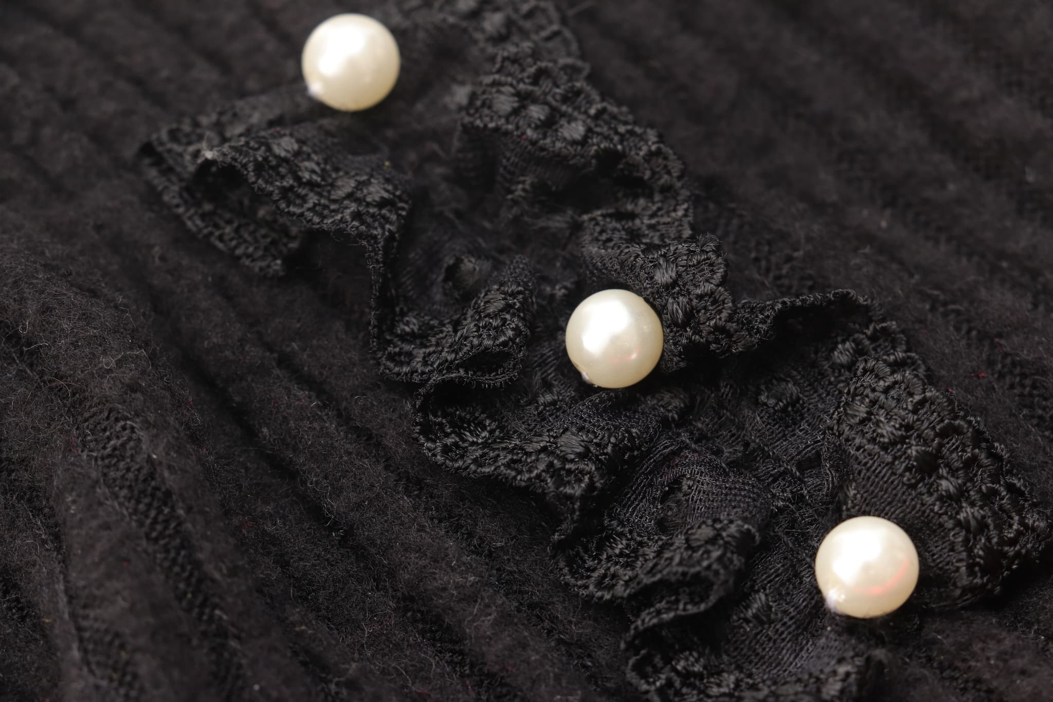 リブ×タータンチェックドッキングワンピース