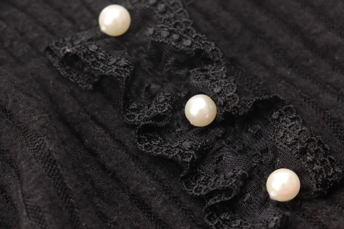 リブ×タータンチェックドッキングワンピース