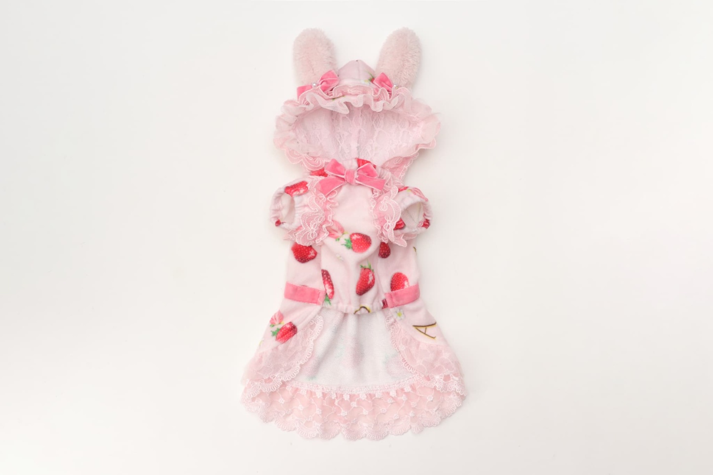 冬いちごうさ耳ワンピース