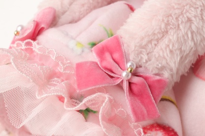 冬いちごうさ耳ワンピース