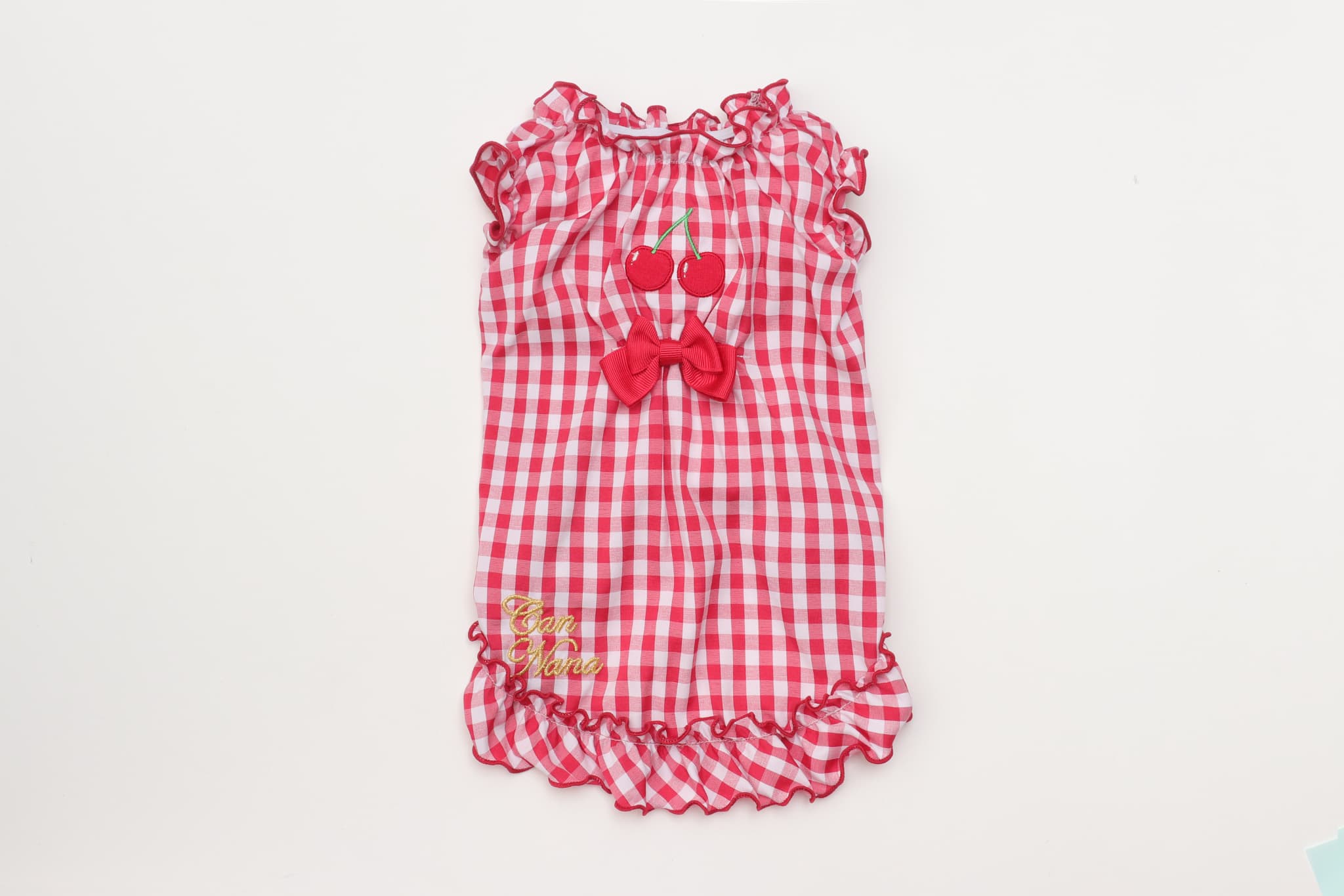 さくらんぼギンガムスモッグ