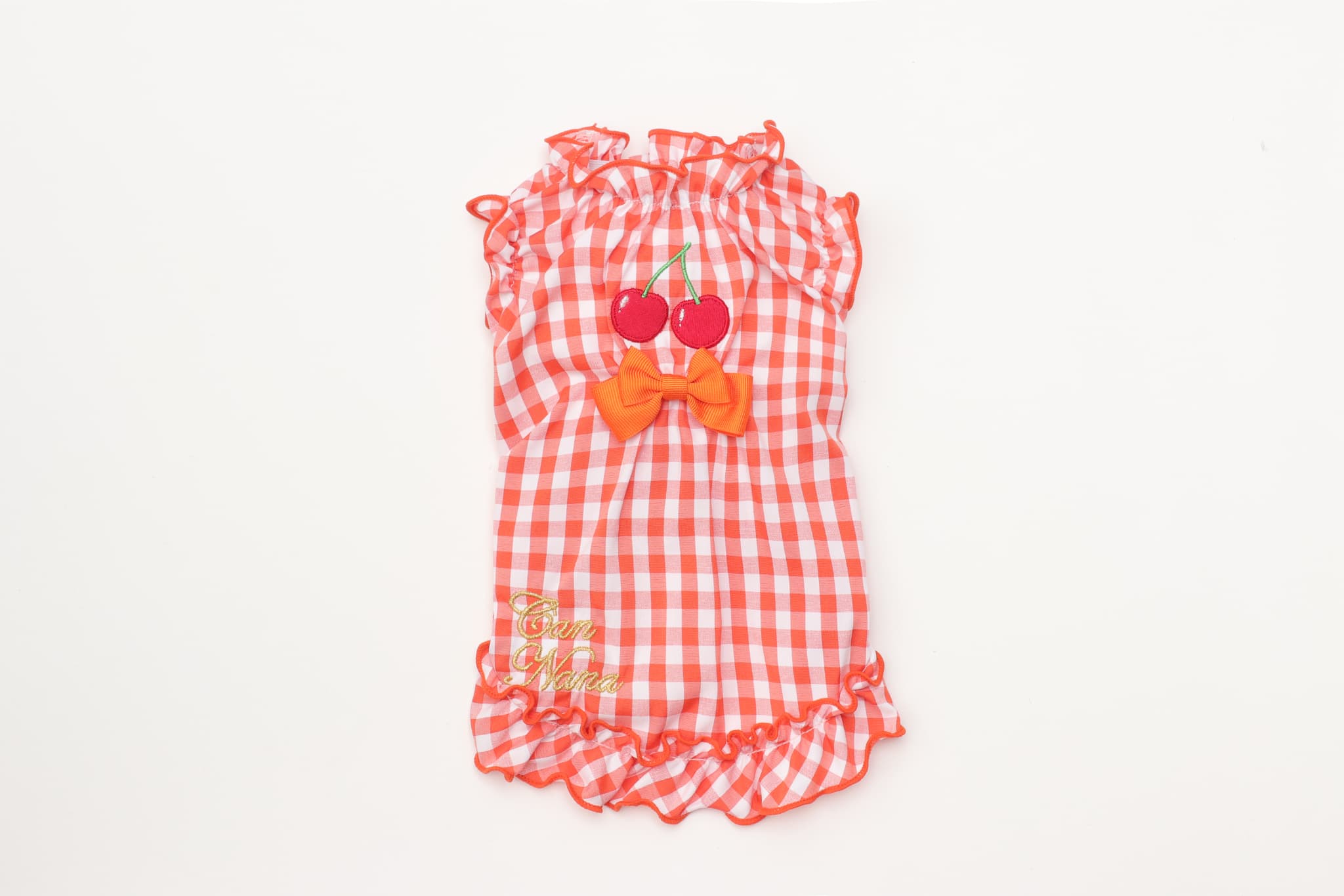 さくらんぼギンガムスモッグ