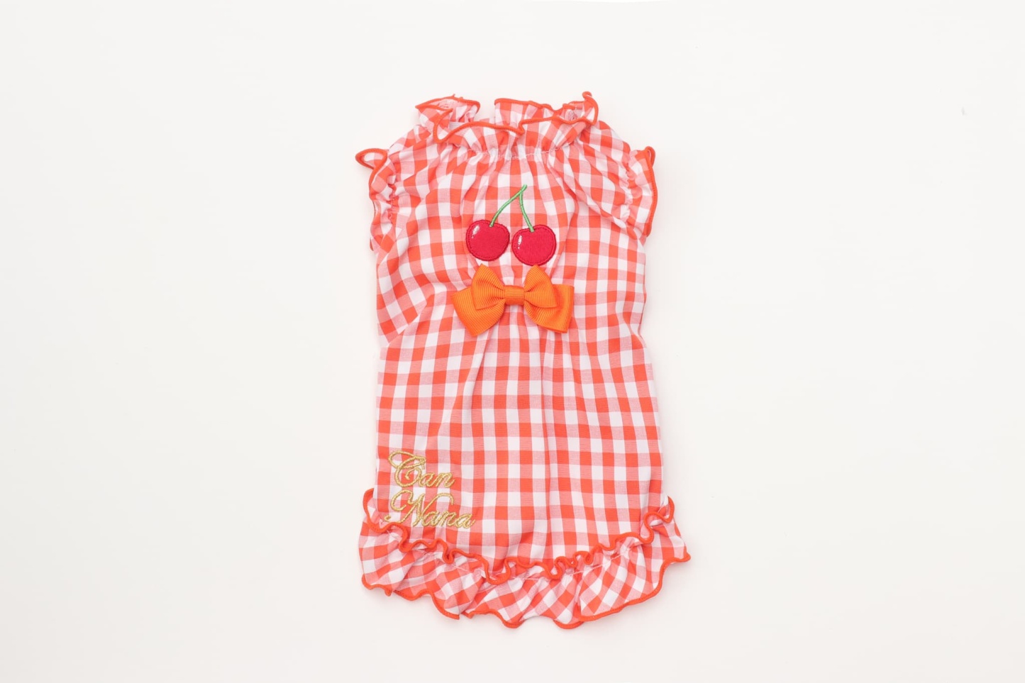 さくらんぼギンガムスモッグ