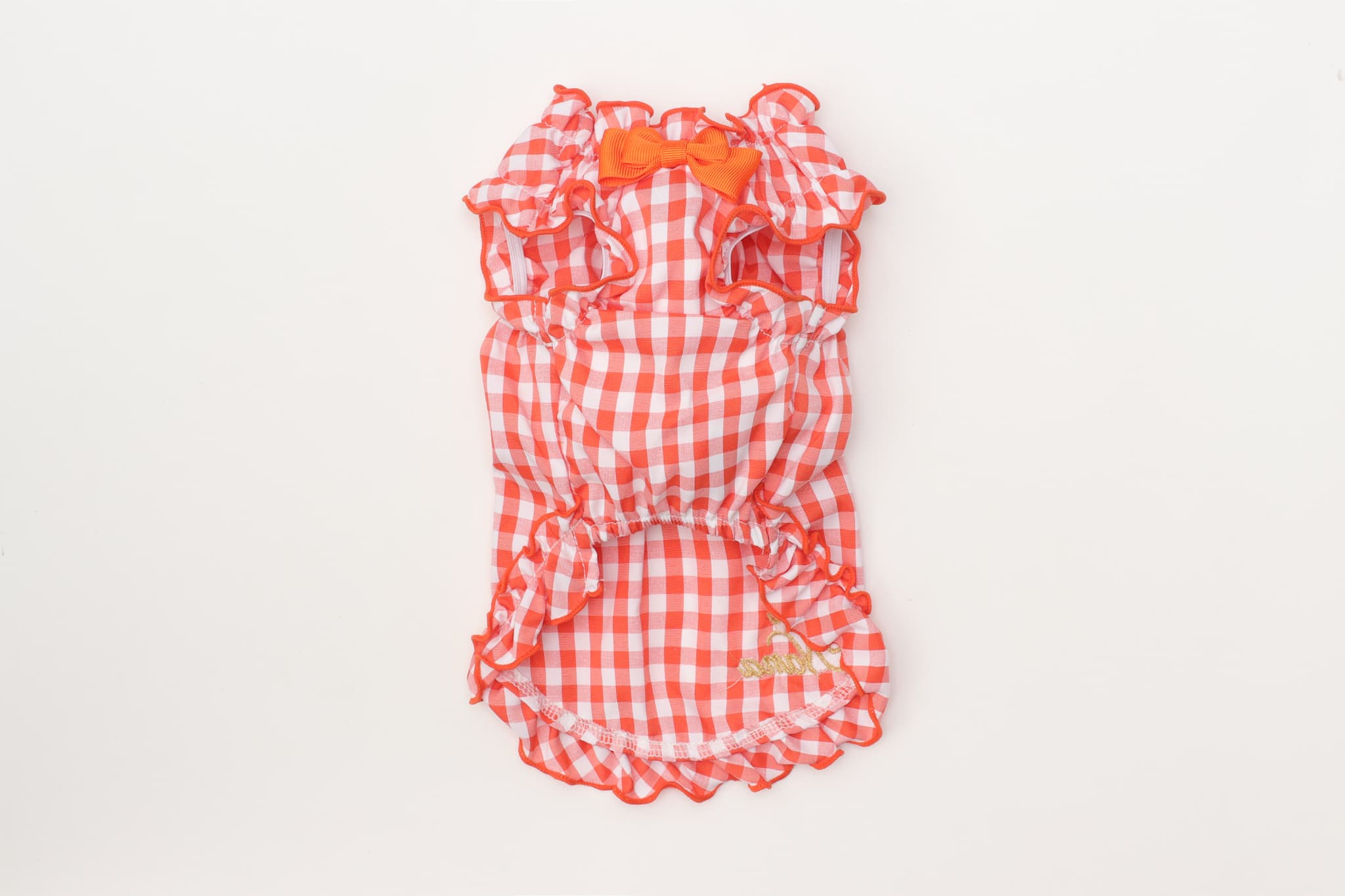 さくらんぼギンガムスモッグ