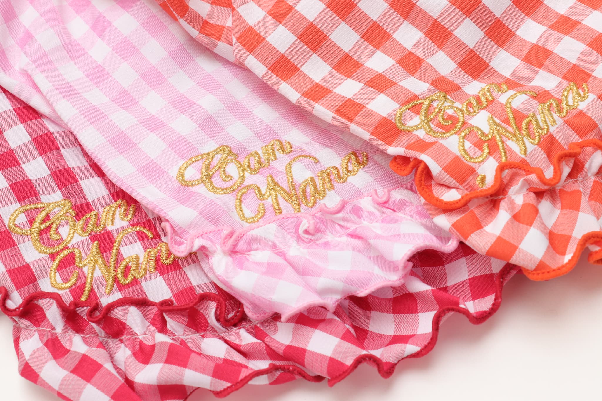 さくらんぼギンガムスモッグ