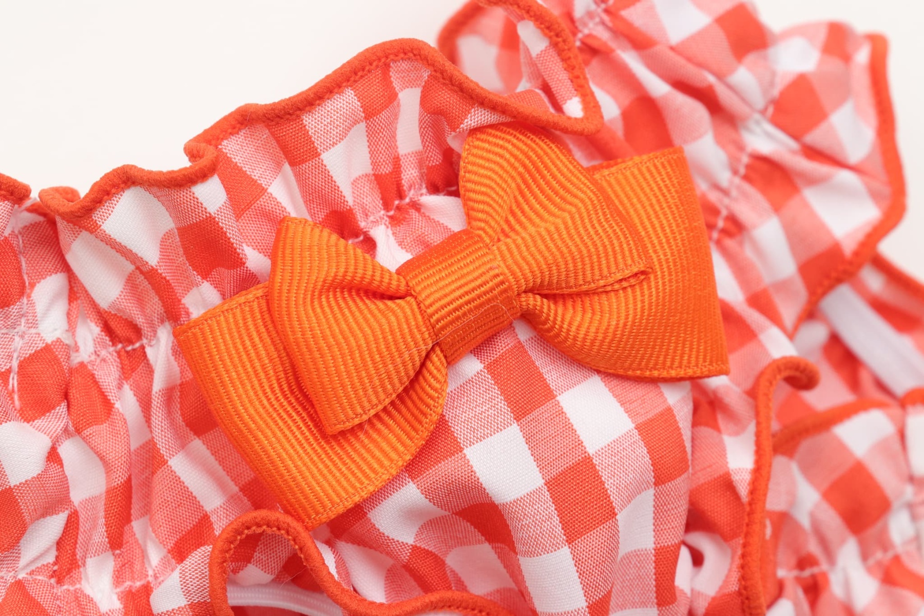 さくらんぼギンガムスモッグ