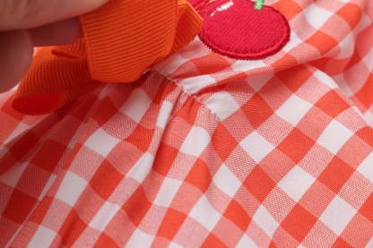 さくらんぼギンガムスモッグ