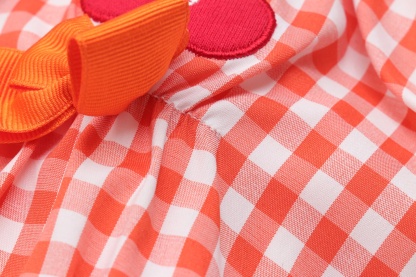 さくらんぼギンガムスモッグ