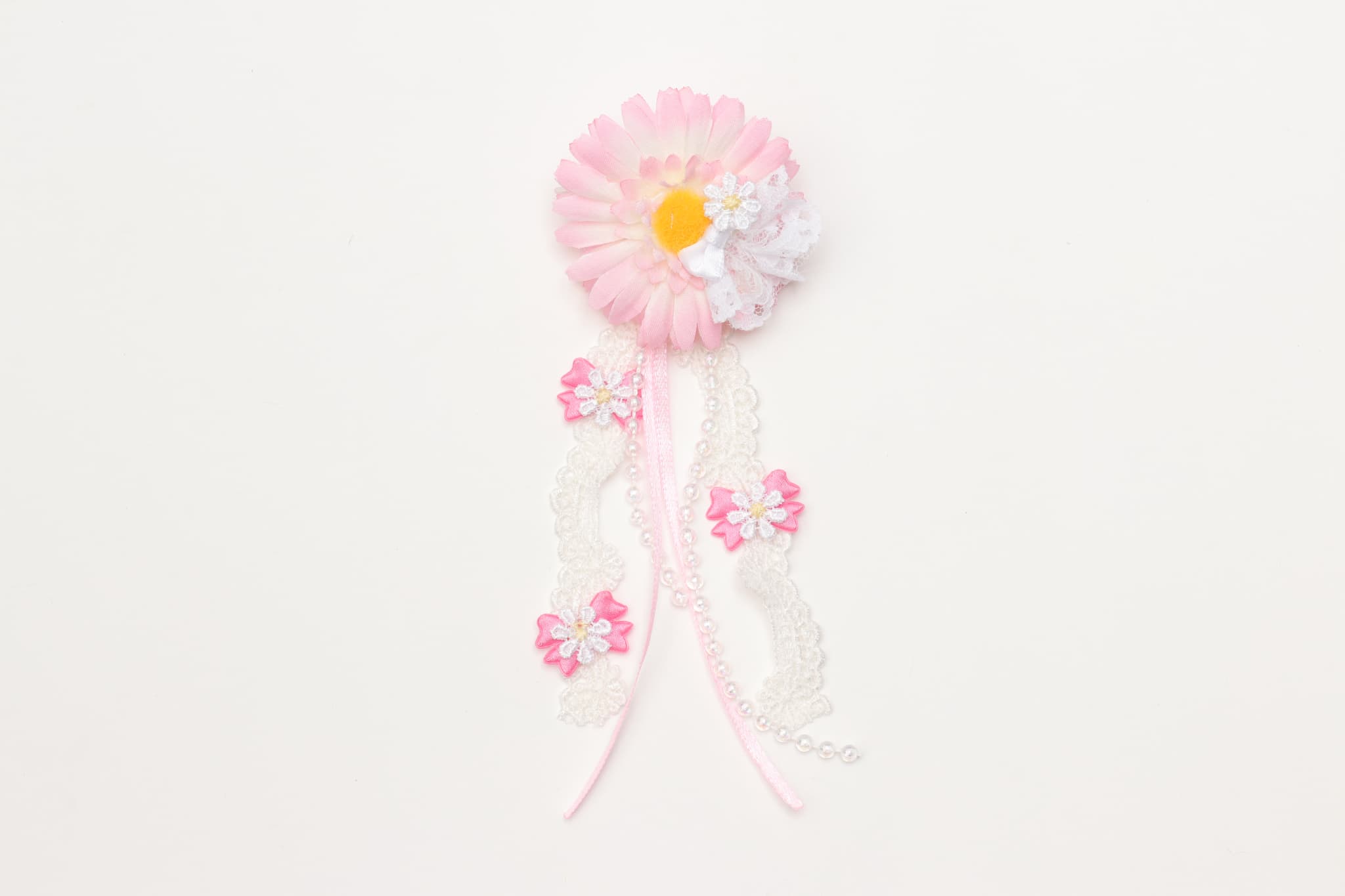 ガーベラロングバレッタリボン