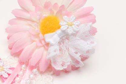 ガーベラロングバレッタリボン