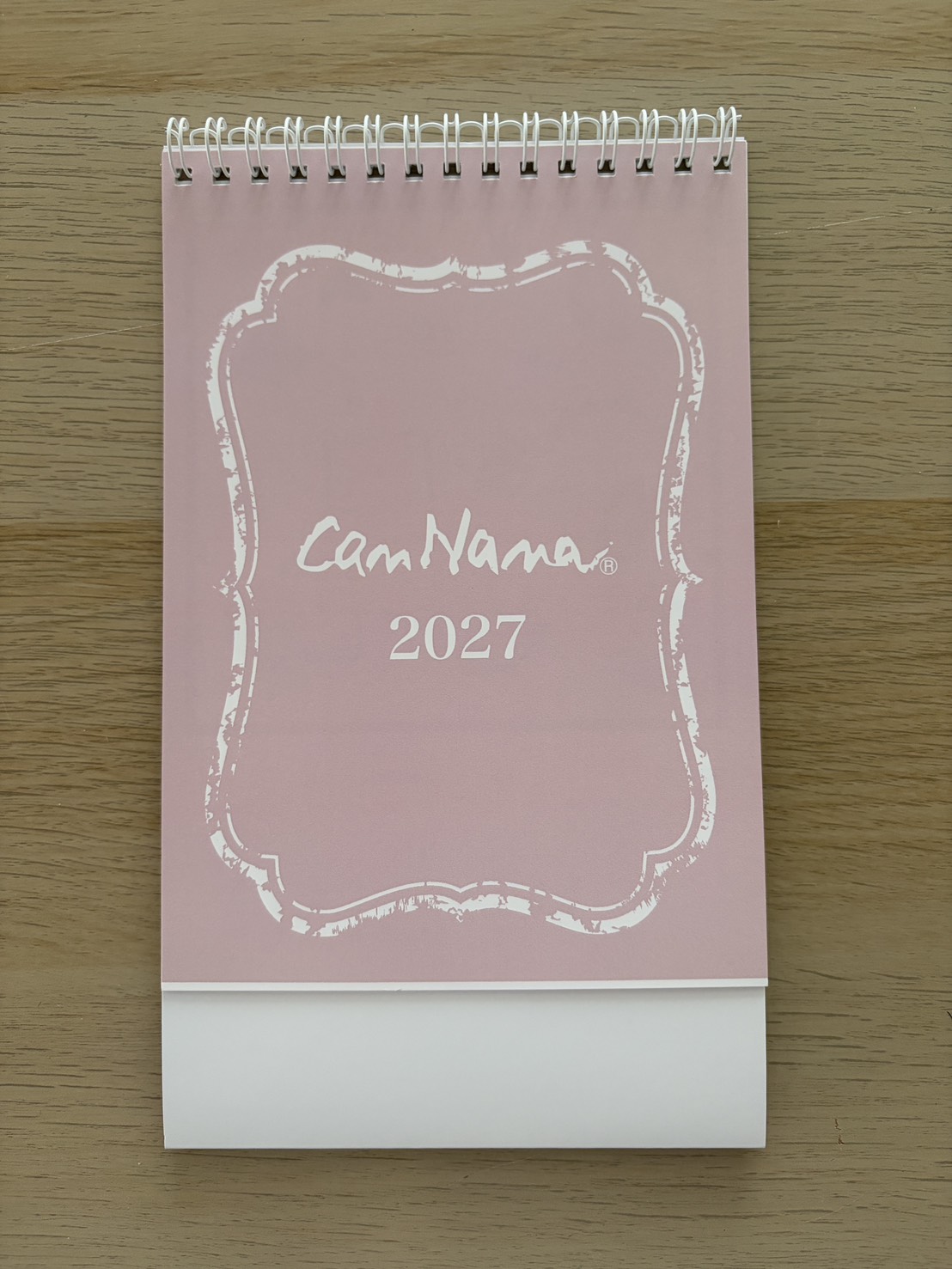 CanNana卓上カレンダー2027