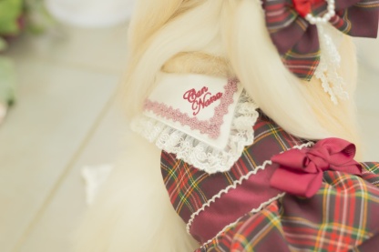 レトロいちごタータンチェックワンピース