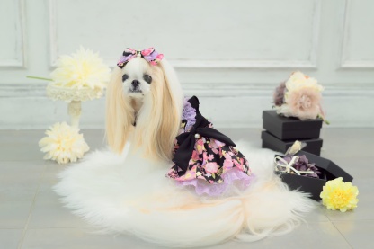 花柄和ロりワンピース