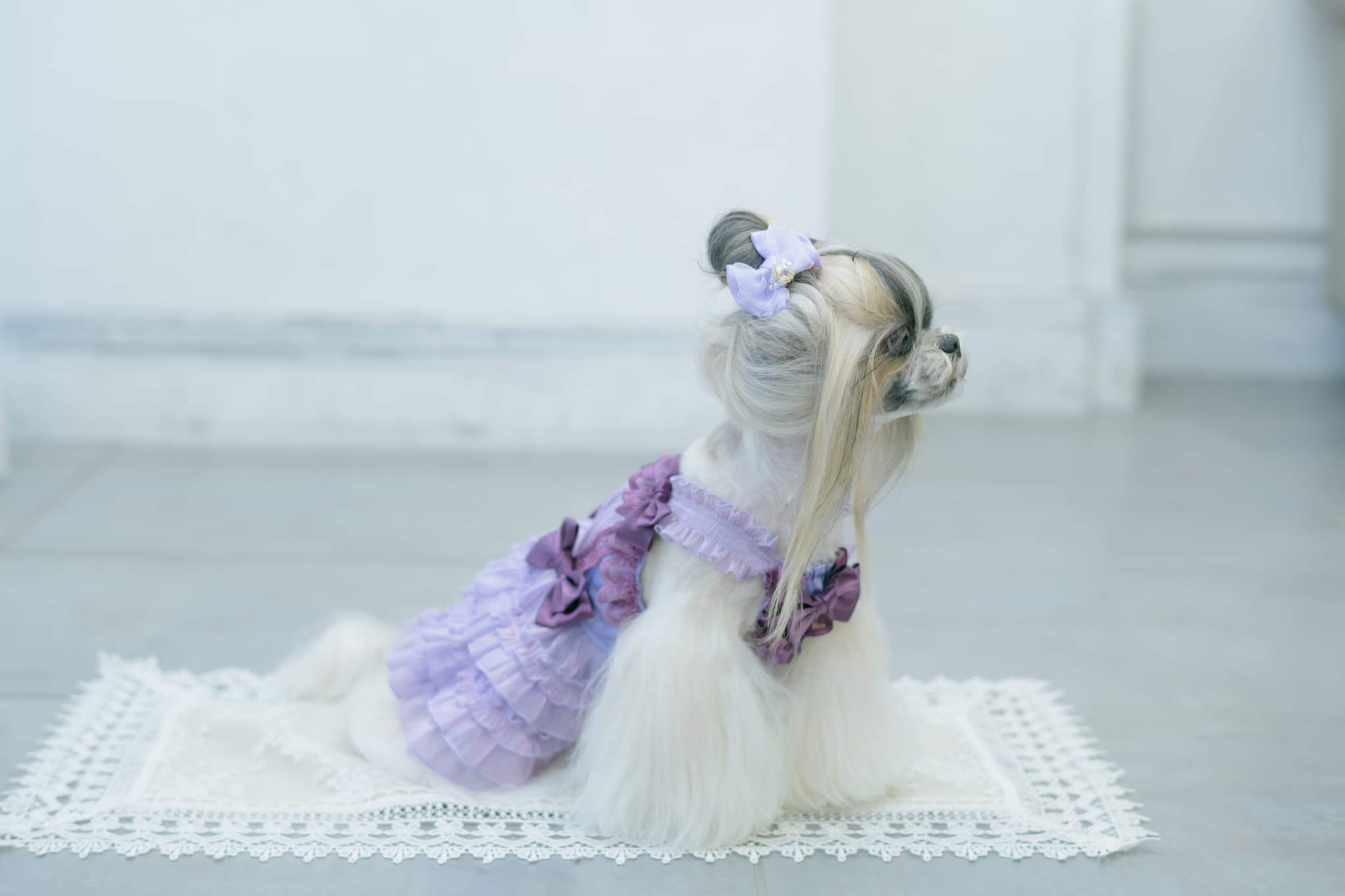 サテンドレスアップワンピース