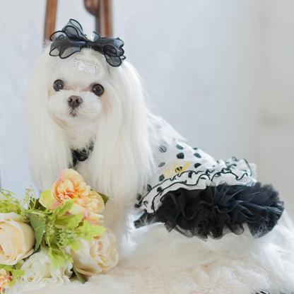 【WEB限定】チュールフリルスカート（ブラック）