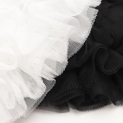 【WEB限定】チュールフリルスカート（ブラック）