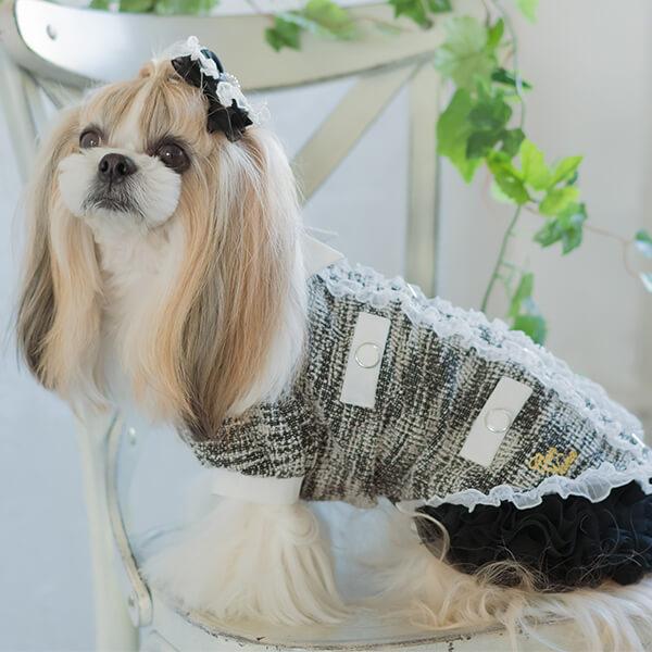 【WEB限定】チュールフリルスカート（ブラック）