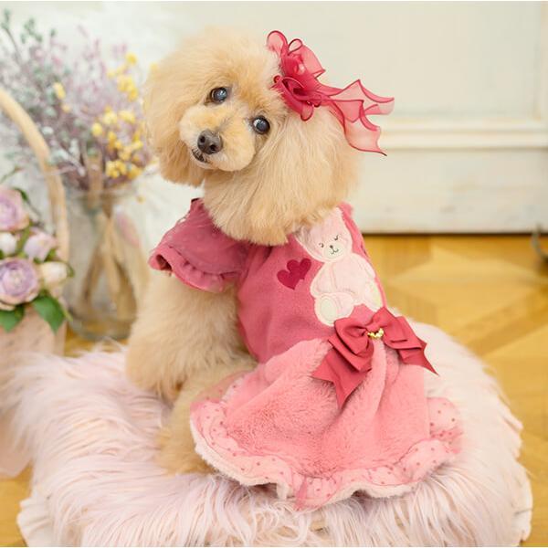 オーガンジーフリルバレッタリボン