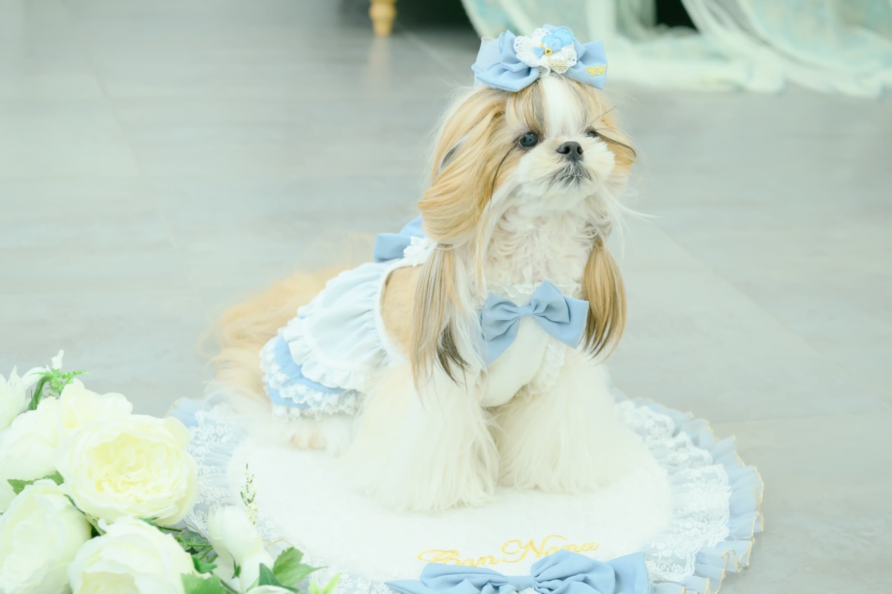 アリス ハートビジューバレッタ