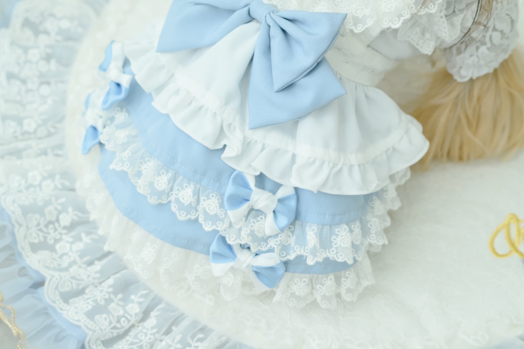 アリス エプロンワンピース（ブルー）