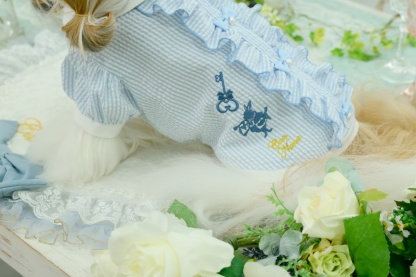 アリス ストライプシャツ ブルー