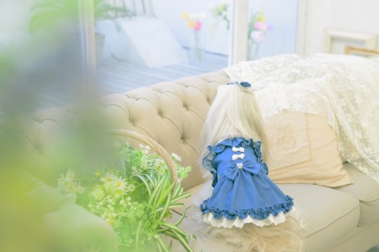 1181ストレッチデニムキャミワンピース