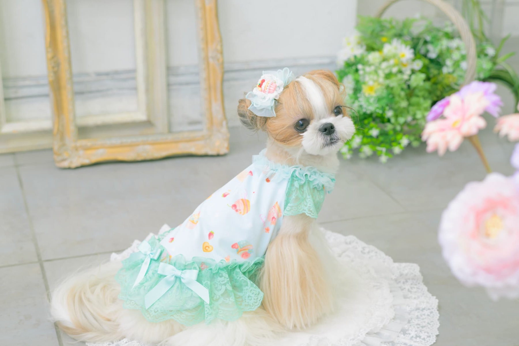 1180オリジナルスイーツ柄COOLワンピース