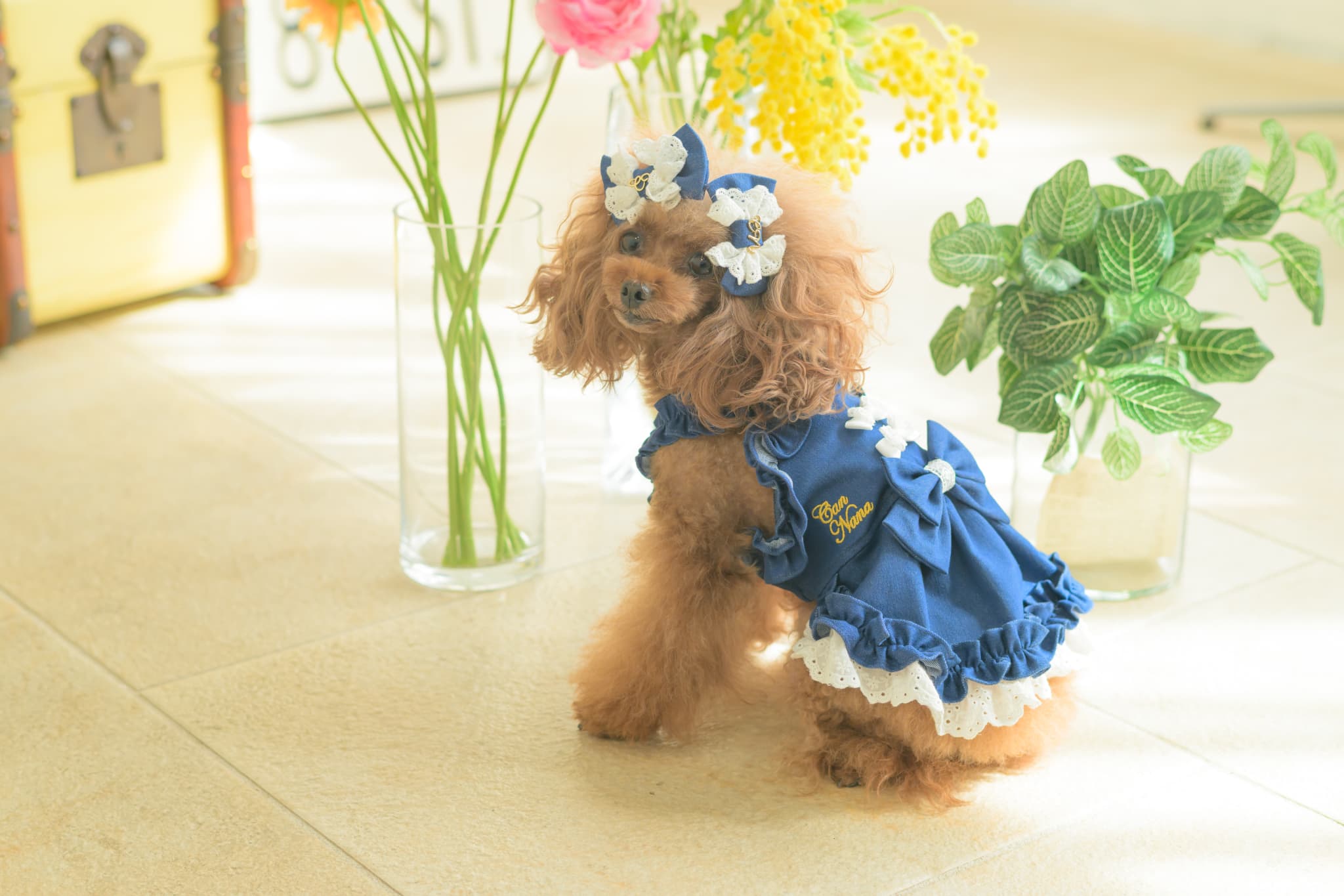 1181ストレッチデニムキャミワンピース