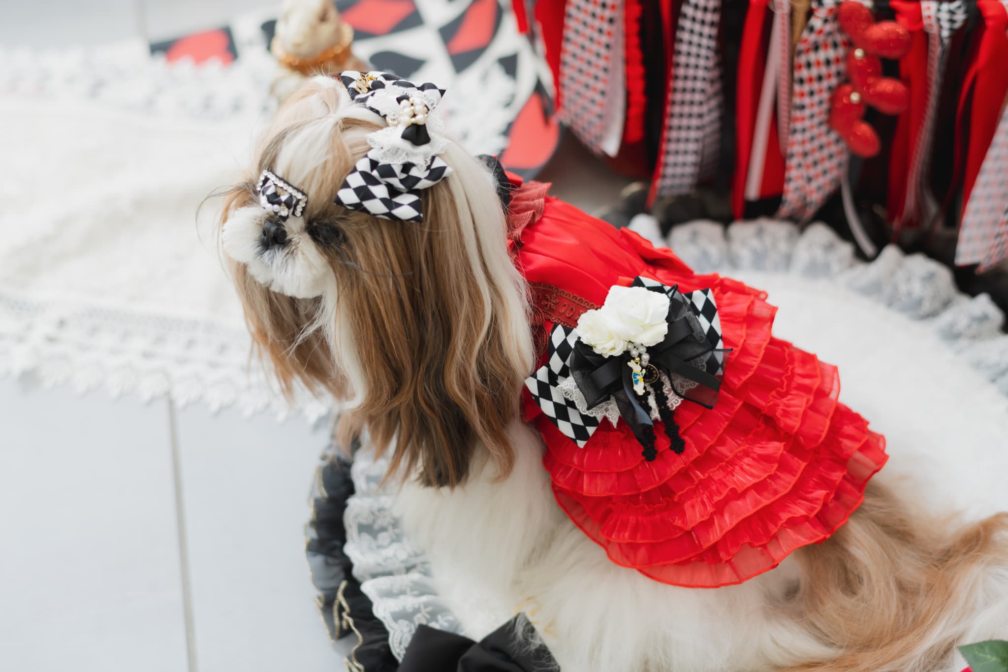 サテンドレスアップワンピース