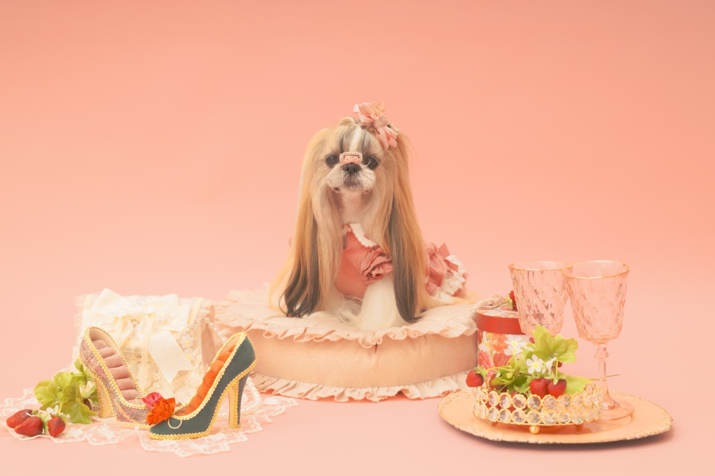 冬いちごスウィートワンピース