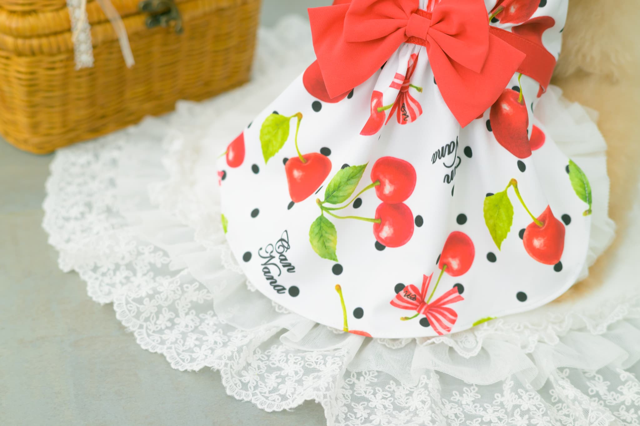 1182オリジナルさくらんぼ柄COOLワンピース