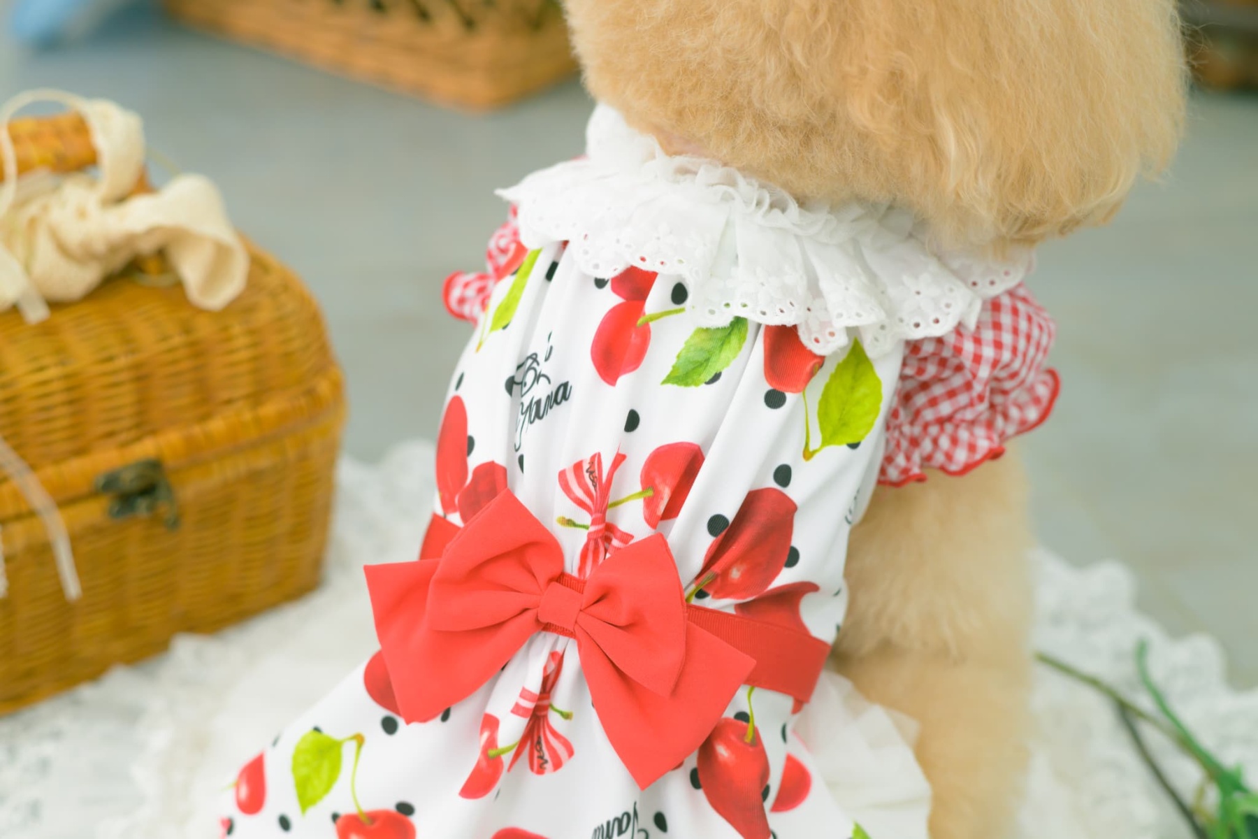 1182オリジナルさくらんぼ柄COOLワンピース