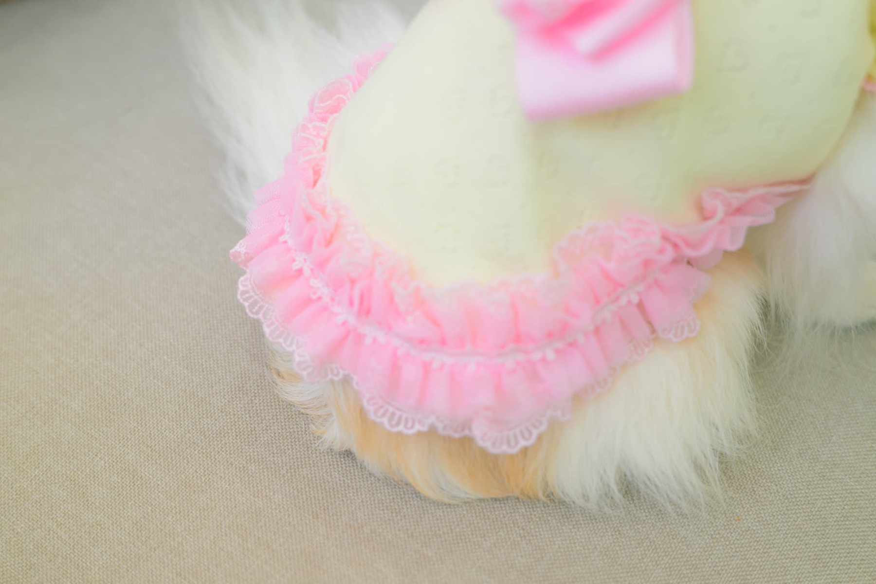 1179ハートメッシュフリルカットソー