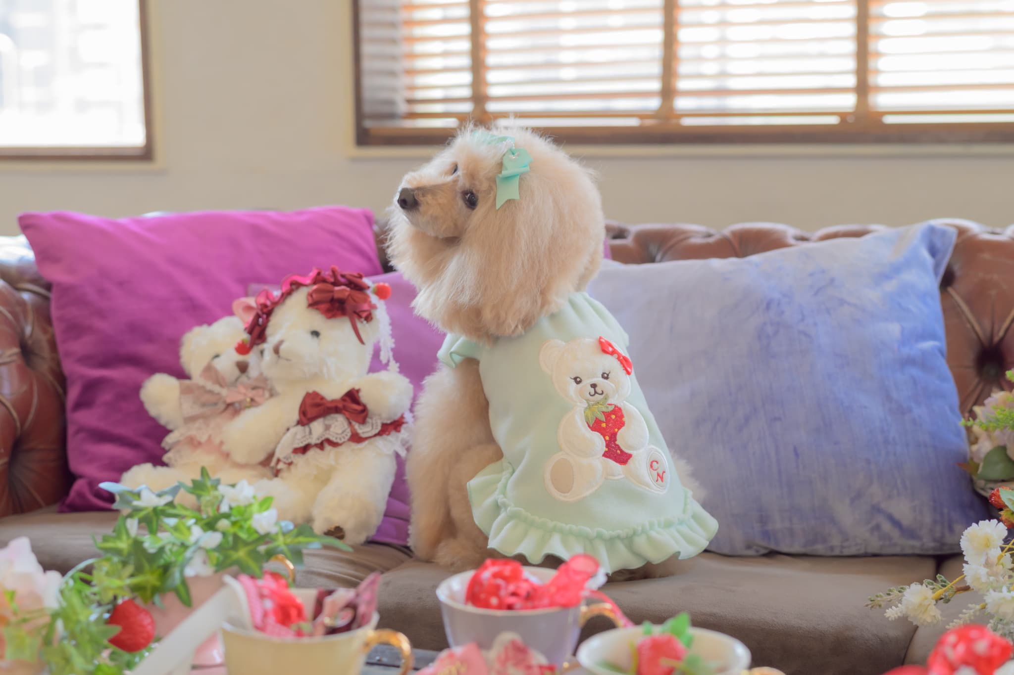 1171くまいちごフリースワンピース – 【公式】CanNana（きゃんナナ