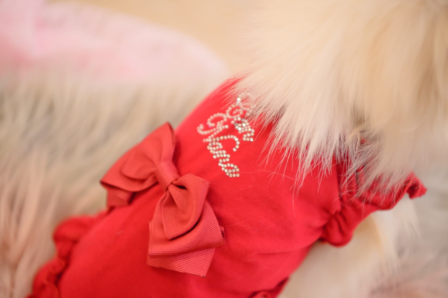 リボンカットソーワンピース