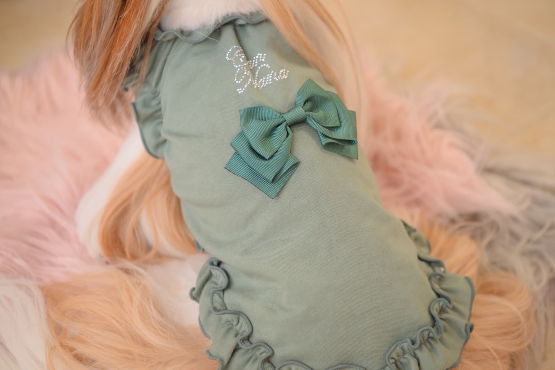 リボンカットソーワンピース