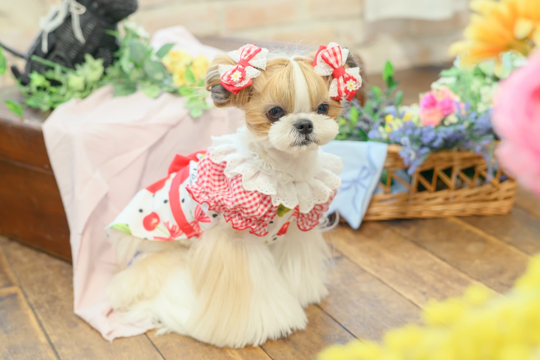 1182オリジナルさくらんぼ柄COOLワンピース