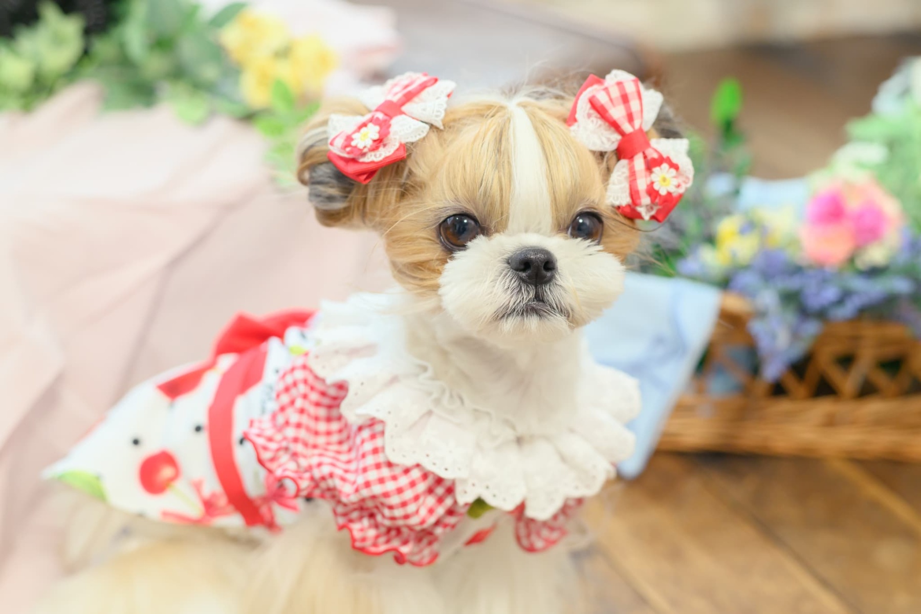 1182オリジナルさくらんぼ柄COOLワンピース