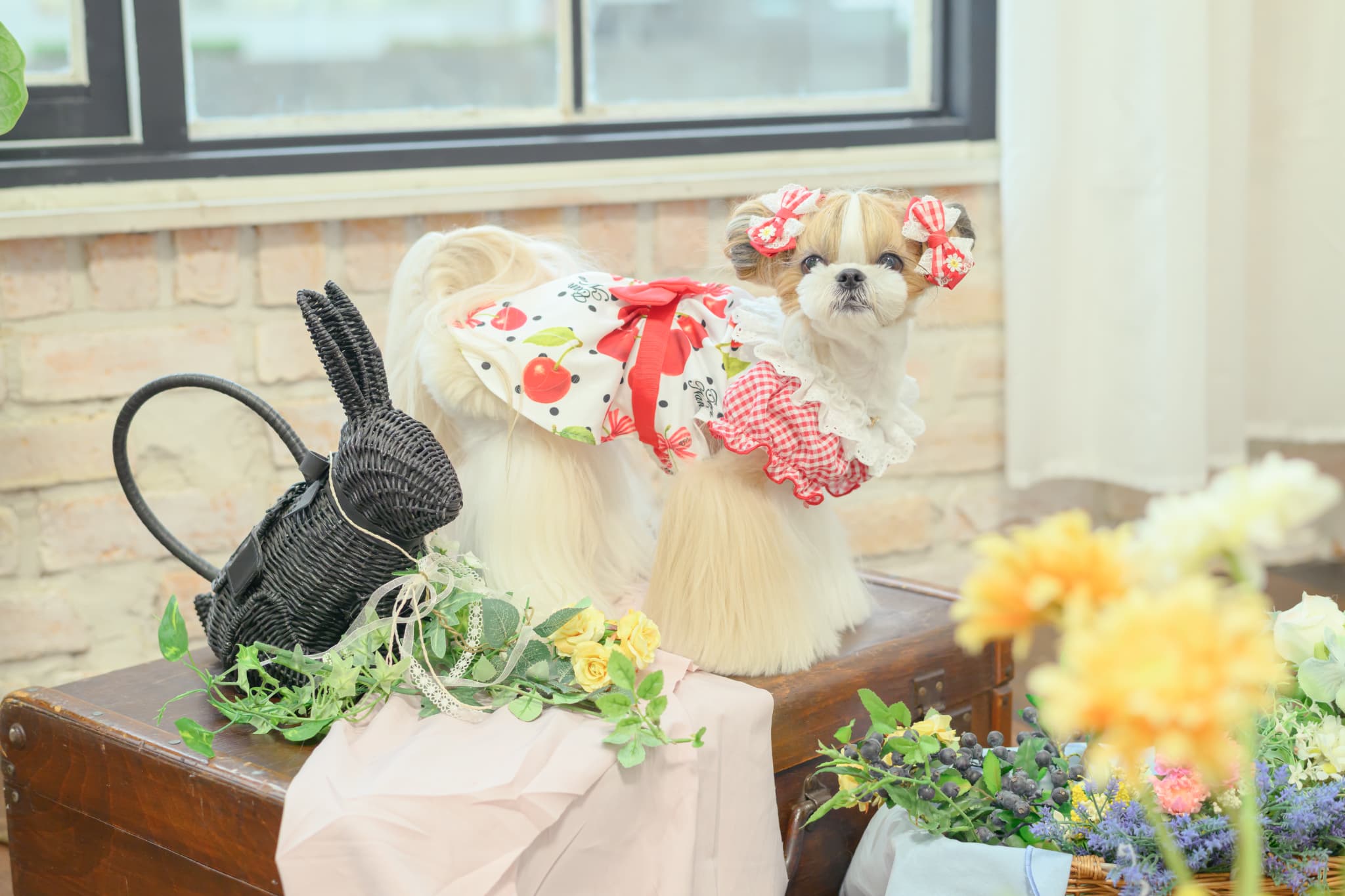 1182オリジナルさくらんぼ柄COOLワンピース