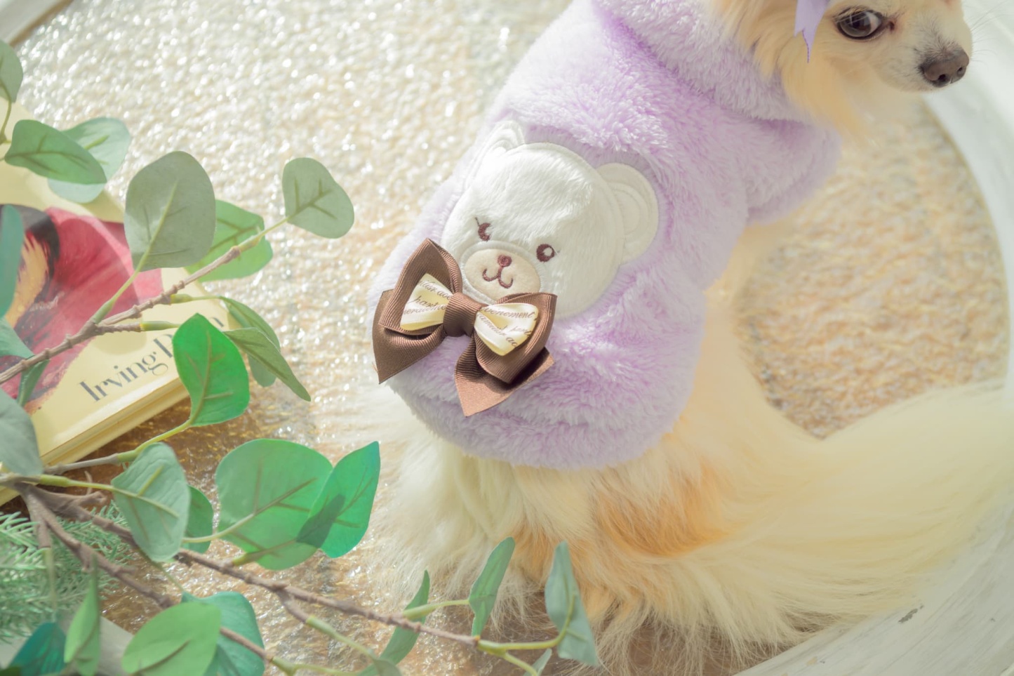 1172くまリボンボアジャケット