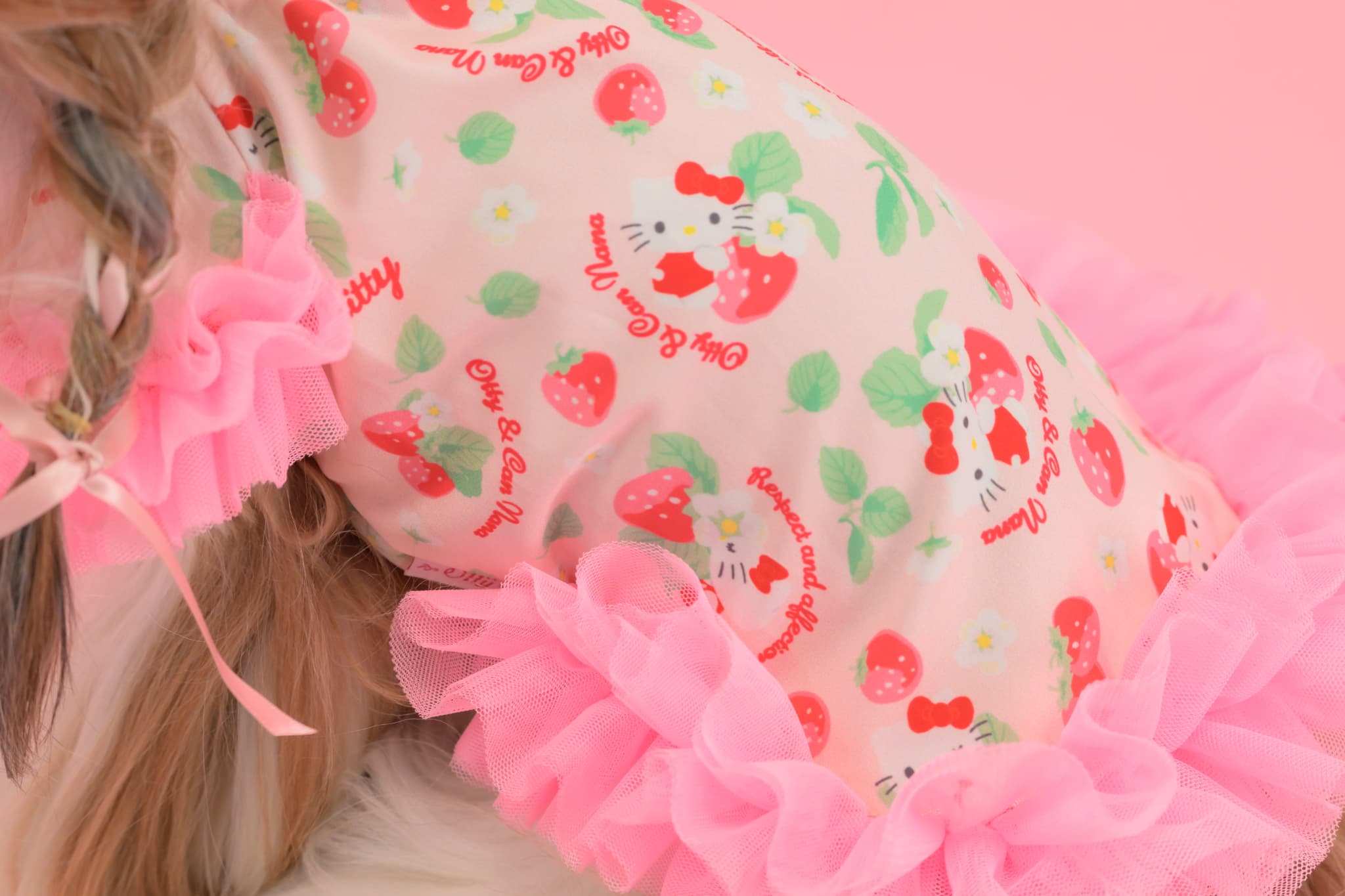 K-001 【Otty×CanNanaコラボ】HELLO KITTY・いちご柄ワンピース