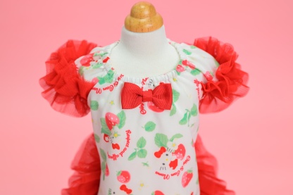 K-001 【Otty×CanNanaコラボ】HELLO KITTY・いちご柄ワンピース