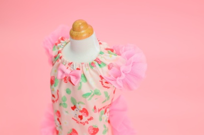 K-001 【Otty×CanNanaコラボ】HELLO KITTY・いちご柄ワンピース