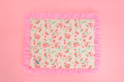 K-002 【Otty×CanNanaコラボ】HELLO KITTY・いちご柄カフェマット