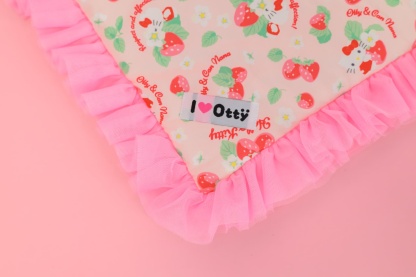 K-002 【Otty×CanNanaコラボ】HELLO KITTY・いちご柄カフェマット