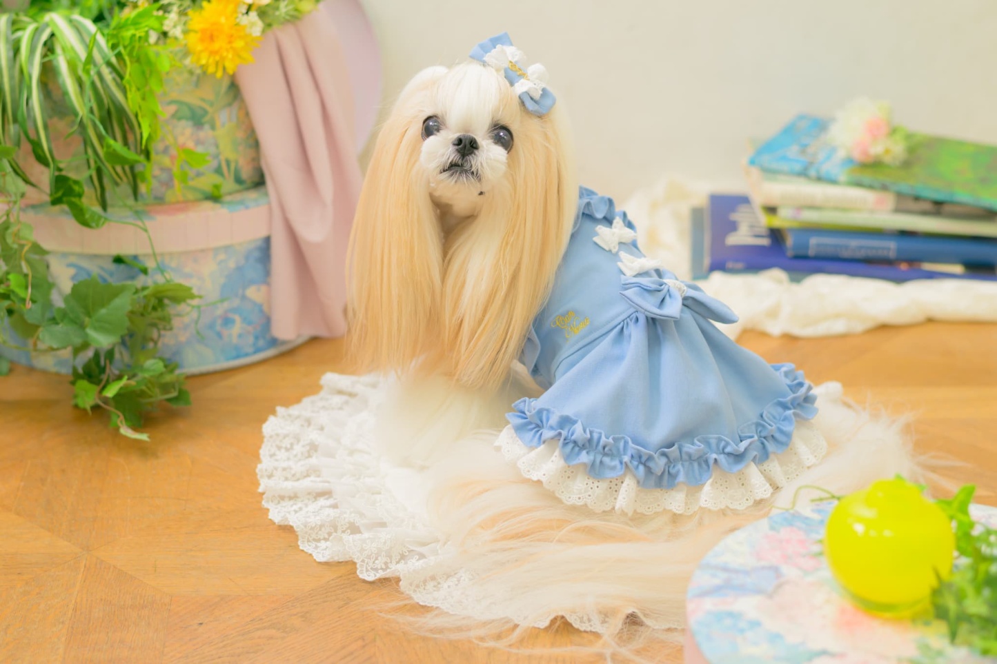 1181ストレッチデニムキャミワンピース