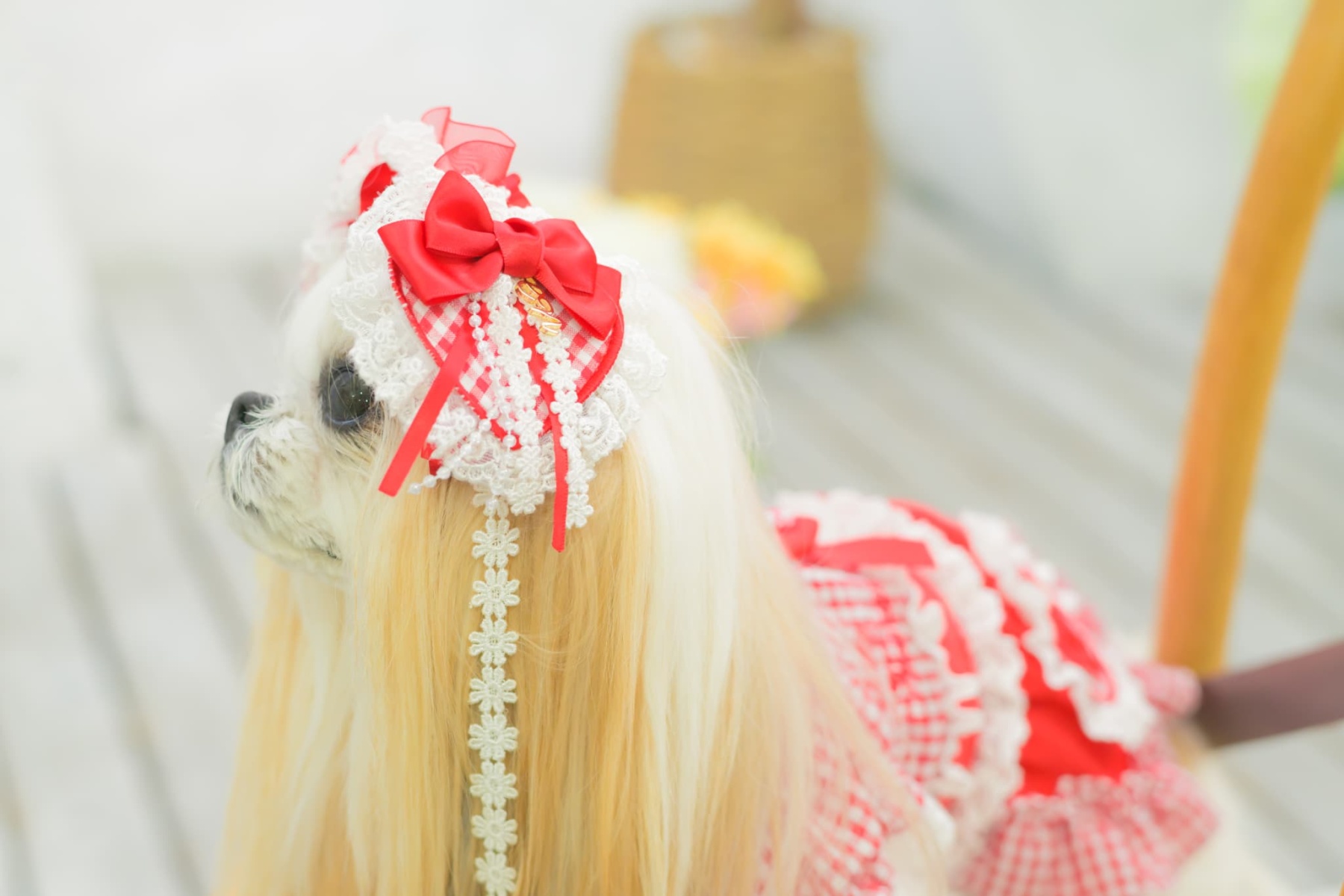 HD-034 ハートギンガムヘッドドレス